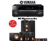 Klipsch RP 250F Reference Premiere 5.1 Home Theater System with Yamaha RX A1060BL AVENTAGE 7.2 Ch A V Receiver