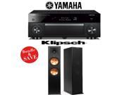 Yamaha RX A1060BL AVENTAGE 7.2 Channel Dolby Atmos Network A V Receiver 1 Pair of Klipsch RP 280F Reference Premiere Dual 8 Inch Floorstanding Loudspeakers