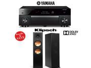 Yamaha RX A1060BL AVENTAGE 7.2 Channel Dolby Atmos Network A V Receiver 1 Pair of Klipsch RP 280FA Dolby Atmos Floorstanding Loudspeakers Bundle
