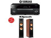 Yamaha RX A1060BL AVENTAGE 7.2 Channel Dolby Atmos Network A V Receiver 1 Pair of Klipsch RP 280F Reference Premiere Dual 8 Inch Floorstanding Loudspeakers