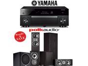 Yamaha RX A1060BL AVENTAGE 7.2 Channel Dolby Atmos Network A V Receiver Polk Audio TSi 300 Polk Audio TSi 100 Polk Audio CS10 Polk Audio PSW110 5.1 Ho