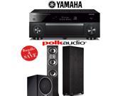 Yamaha RX A1060BL AVENTAGE 7.2 Channel Dolby Atmos Network A V Receiver Polk Audio TSi 400 Polk Audio PSW110 2.1 Home Theater Package
