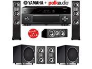 Polk Audio TSi 400 5.2 Home Theater System with Yamaha AVENTAGE RX A1060BL 7.2 Ch Network A V Receiver
