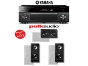 Yamaha RX A2060BL AVENTAGE 9.2 Channel Network A V Receiver Polk Audio 265 LS Polk Audio 255C LS 3.0 In Wall Home Theater System