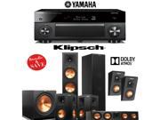Klipsch RP 280F 5.1.2 Reference Premiere Dolby Atmos Home Theater System with Yamaha RX A2060BL 9.2 Ch A V Receiver
