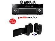 Yamaha RX A2060BL AVENTAGE 9.2 Channel Network A V Receiver A Polk Audio TL350 5.0 Home Theater System