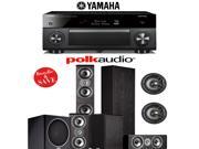 Yamaha RX A2060BL AVENTAGE 9.2 Channel Network A V Receiver Polk Audio TSi 400 Polk Audio TSi 200 Polk Audio CS10 Polk Audio PSW110 Polk Audio V80 5