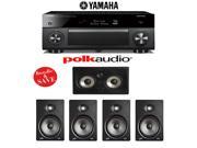 Yamaha RX A2060BL AVENTAGE 9.2 Channel Network A V Receiver Polk Audio V85 Polk Audio 255C RT 5.0 In Wall Home Theater Speaker Package