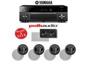 Yamaha RX A3060BL AVENTAGE 11.2 Channel Network A V Receiver Polk Audio 900 LS Polk Audio 255C LS 5.0 In Wall In Ceiling Home Speaker Package