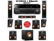 Klipsch RP 260F 7.1.2 Dolby Atmos Home Theater System with Yamaha AVENTAGE RX A3060BL 11.2 Ch A V Receiver