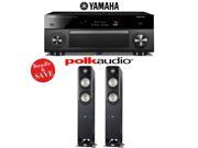 Yamaha RX A3060BL AVENTAGE 11.2 Channel Network A V Receiver 1 Pair of Polk Audio Signature S55 Floorstanding Loudspeakers Bundle
