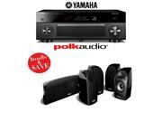 Yamaha RX A3060BL AVENTAGE 11.2 Channel Network A V Receiver A Polk Audio TL250 5.0 Home Theater Speaker System