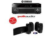 Yamaha RX A3060BL AVENTAGE 11.2 Channel Network A V Receiver A Polk Audio TL350 5.0 Home Theater Speaker System