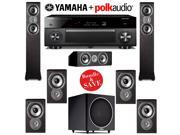 Yamaha RX A3060BL AVENTAGE 11.2 Channel Network A V Receiver Polk Audio TSi 300 Polk Audio TSi 100 Polk Audio CS10 PSW110 7.1 Home Theater Package