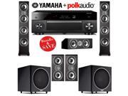Yamaha RX A3060BL AVENTAGE 11.2 Channel Network A V Receiver Polk Audio TSi 500 Polk Audio TSi 200 Polk Audio CS10 Polk Audio PSW110 5.2 Home Theater