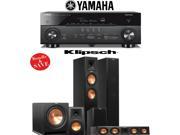 Klipsch RP 260F 5.1 Reference Premiere Home Theater System with Yamaha RX A760BL 7.2 Ch Network A V Receiver