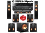Klipsch RP 280F 7.1 Reference Premier Home Theater System with Yamaha RX A760BL 7.2 Ch Network A V Receiver