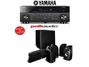 Yamaha AVENTAGE RX A760BL 7.2 Channel Network A V Receiver A Polk Audio TL1600 5.1 Home Theater Speaker System