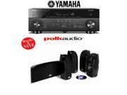 Yamaha AVENTAGE RX A760BL 7.2 Channel Network A V Receiver A Polk Audio TL350 5.0 Home Theater Speaker System