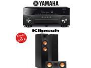 Yamaha AVENTAGE RX A860BL 7.2 Channel Network AV Receiver Klipsch RP 250F Klipsch RP 250C 3.0 Reference Premiere Home Theater Package