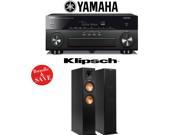 Yamaha AVENTAGE RX A860BL 7.2 Channel Network AV Receiver 1 Pair of Klipsch RP 260F Reference Premiere Floorstanding Loudspeakers Bundle
