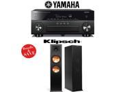 Yamaha AVENTAGE RX A860BL 7.2 Channel Network AV Receiver 1 Pair of Klipsch Reference Premiere RP 280F Dual 8 Inch Floorstanding Loudspeakers Bundle