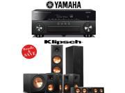 Klipsch Reference Premiere RP 280F 5.1 Home Theater System with Yamaha AVENTAGE RX A860BL A V Receiver