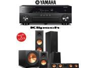 Klipsch RP 280F 5.1 Reference Premiere Home Theater System with Yamaha RX A860BL 7.2 Ch Network A V Receiver