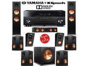 Klipsch RP 280F 7.1.2 Reference Premiere Dolby Atmos Home Theater System with Yamaha RX A860BL 7.2 Ch A V Receiver
