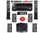 Polk Audio TSi 400 7.1 Home Theater System with Yamaha AVENTAGE RX A860BL 7.2 Ch Network AV Receiver