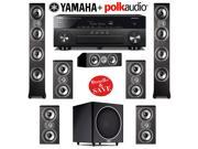 Polk Audio TSi 500 7.1 Home Theater System with Yamaha AVENTAGE RX A860BL 7.2 Ch Network AV Receiver