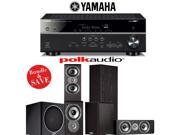 Yamaha RX V581BL 7.2 Channel Network A V Receiver Polk Audio TSi 300 Polk Audio TSi 100 Polk Audio CS10 Polk Audio PSW110 5.1 Home Theater Package
