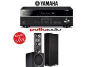 Yamaha RX V581BL 7.2 Channel Network A V Receiver Polk Audio TSi 400 Polk Audio PSW110 2.1 Home Theater Package