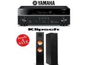 Yamaha RX V781BL 7.2 Channel 4K A V Receiver 1 Pair of Klipsch RP 280F Dual 8 Inch Reference Premiere Floorstanding Loudspeakers