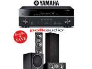 Yamaha RX V781BL 7.2 Channel 4K A V Receiver Polk Audio TSi 500 Polk Audio CS10 Polk Audio PSW110 3.1 Home Theater System