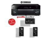 Yamaha RX A1060BL AVENTAGE 7.2 Channel Dolby Atmos Network A V Receiver Polk Audio 3.0 Vanishing Series In Wall Speaker System 265LS 255C LS