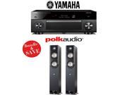 Yamaha RX A3060BL AVENTAGE 11.2 Channel Network A V Receiver 1 Pair of Polk Audio Signature S50 Floorstanding Loudspeakers Bundle