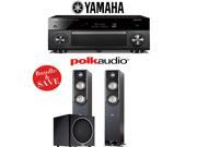 Yamaha RX A3060BL AVENTAGE 11.2 Channel Network A V Receiver Polk Audio S60 Polk Audio PSW110 2.1 Home Theater Package