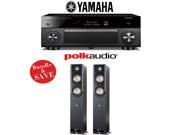 Yamaha RX A2060BL AVENTAGE 9.2 Channel Network A V Receiver 1 Pair of Polk Audio Signature S50 Floorstanding Loudspeakers Bundle