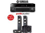 Yamaha RX A2060BL AVENTAGE 9.2 Channel Network A V Receiver Polk Audio S50 Polk Audio S30 Polk Audio PSW110 3.1 Home Theater Package