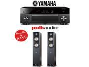 Yamaha RX A2060BL AVENTAGE 9.2 Channel Network A V Receiver 1 Pair of Polk Audio Signature S60 Floorstanding Loudspeakers Bundle