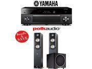 Yamaha RX A2060BL AVENTAGE 9.2 Channel Network A V Receiver Polk Audio S60 Polk Audio PSW110 2.1 Home Theater Package
