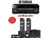 Polk Audio Signature S50 5.1 Home Theater System with Yamaha AVENTAGE RX A1060BL 7.2 Ch Network AV Receiver