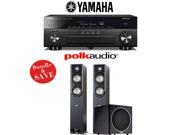 Yamaha AVENTAGE RX A860BL 7.2 Channel Network AV Receiver Polk Audio S50 Polk Audio PSW110 2.1 Home Theater Package