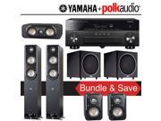 Polk Audio Signature S60 5.2 Ch Home Theater System with Yamaha AVENTAGE RX A860BL 7.2 Ch Network AV Receiver
