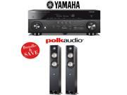 Yamaha AVENTAGE RX A760BL 7.2 Channel Network A V Receiver 1 Pair of Polk Audio Signature S50 Floorstanding Loudspeakers Bundle