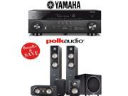 Polk Audio Signature S50 5.1 Ch Home Theater System with Yamaha AVENTAGE RX A760BL 7.2 Ch Network AV Receiver