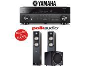 Yamaha AVENTAGE RX A760BL 7.2 Channel Network A V Receiver Polk Audio S60 Polk Audio PSW110 2.1 Home Theater Package