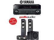 Yamaha AVENTAGE RX A660BL 7.2 Ch Network AV Receiver Polk Audio S50 Polk Audio S30 Polk Audio PSW110 3.1 Home Theater Package