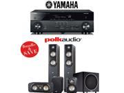 Polk Audio Signature S50 5.1 Ch Home Theater System with Yamaha AVENTAGE RX A660BL 7.2 Ch Network AV Receiver